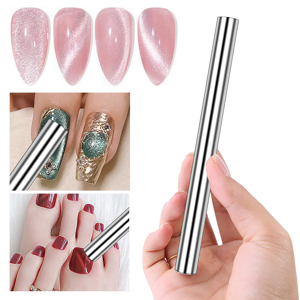 Power Tools Used - Cat's Eye Glass Bead Nail Art