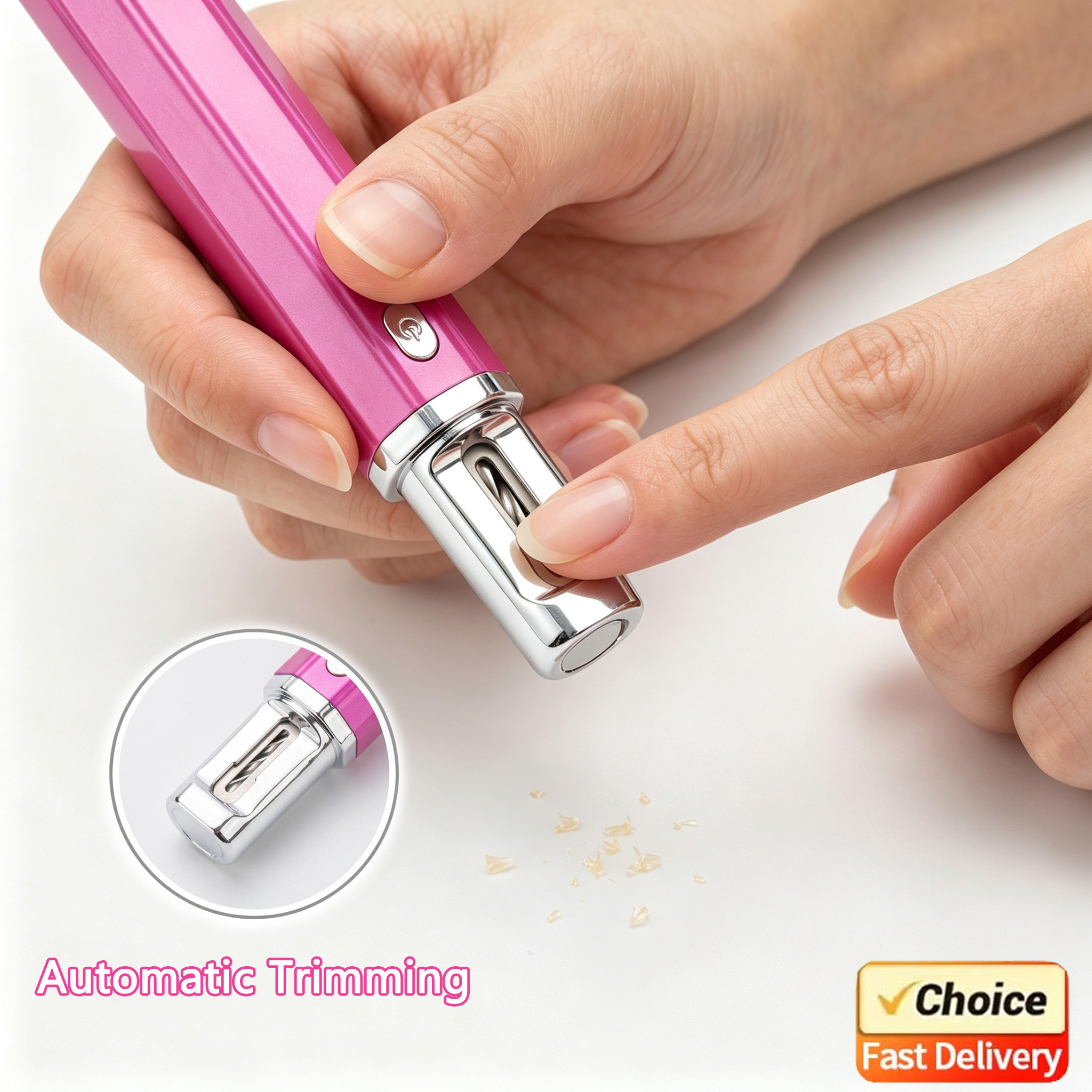 Power Tools Safety - Electric Nail Clipper Trimmer USB Rechargeable