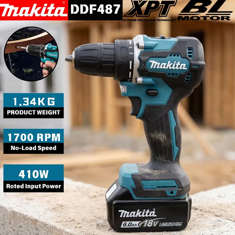 Power Tools Safety - Makita DDF487 Cordless Driver Drill Brushless