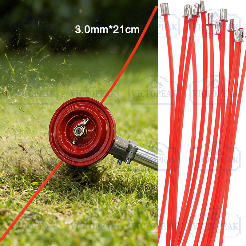 Power Tools Orange - 12PCs Pre-cut Square Trimmer Line 3.0mm*21cm