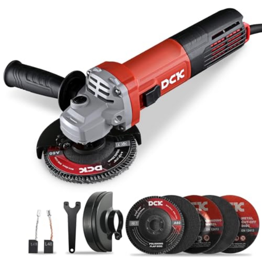 Power Tools Safety - 9.0 Amp Angle Grinder 4-1/2 Inch