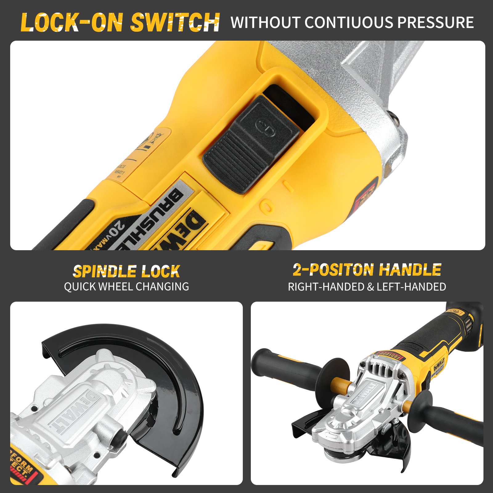 DEWALT DCG405, DCG406, DCG405F - Power Tools Used avis et prix
