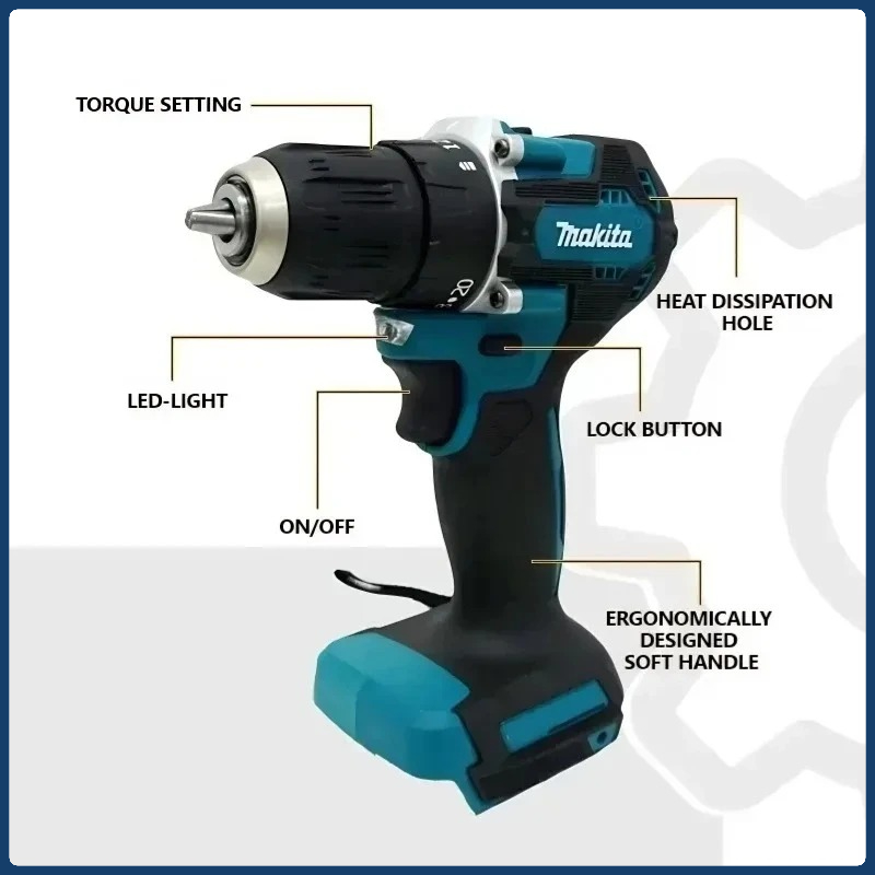 Makita Power Tool DHP487 brush - Power Tools Online avis et prix