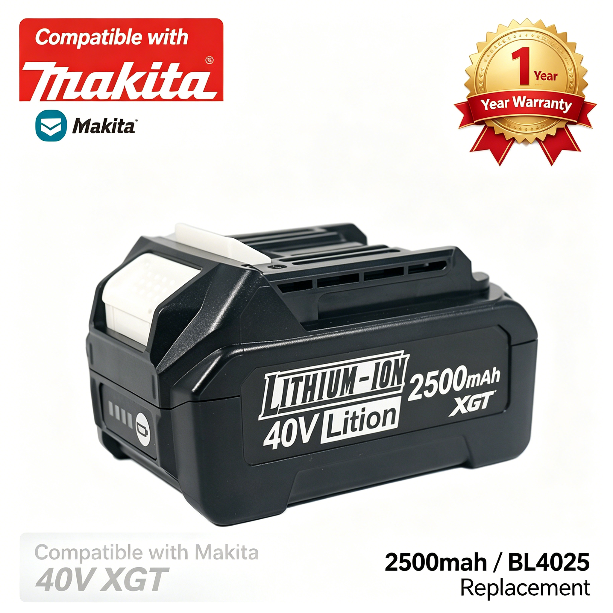 For Makita 40V XGT 2500mah 186 - Makita Power Tools Xgt avis et prix