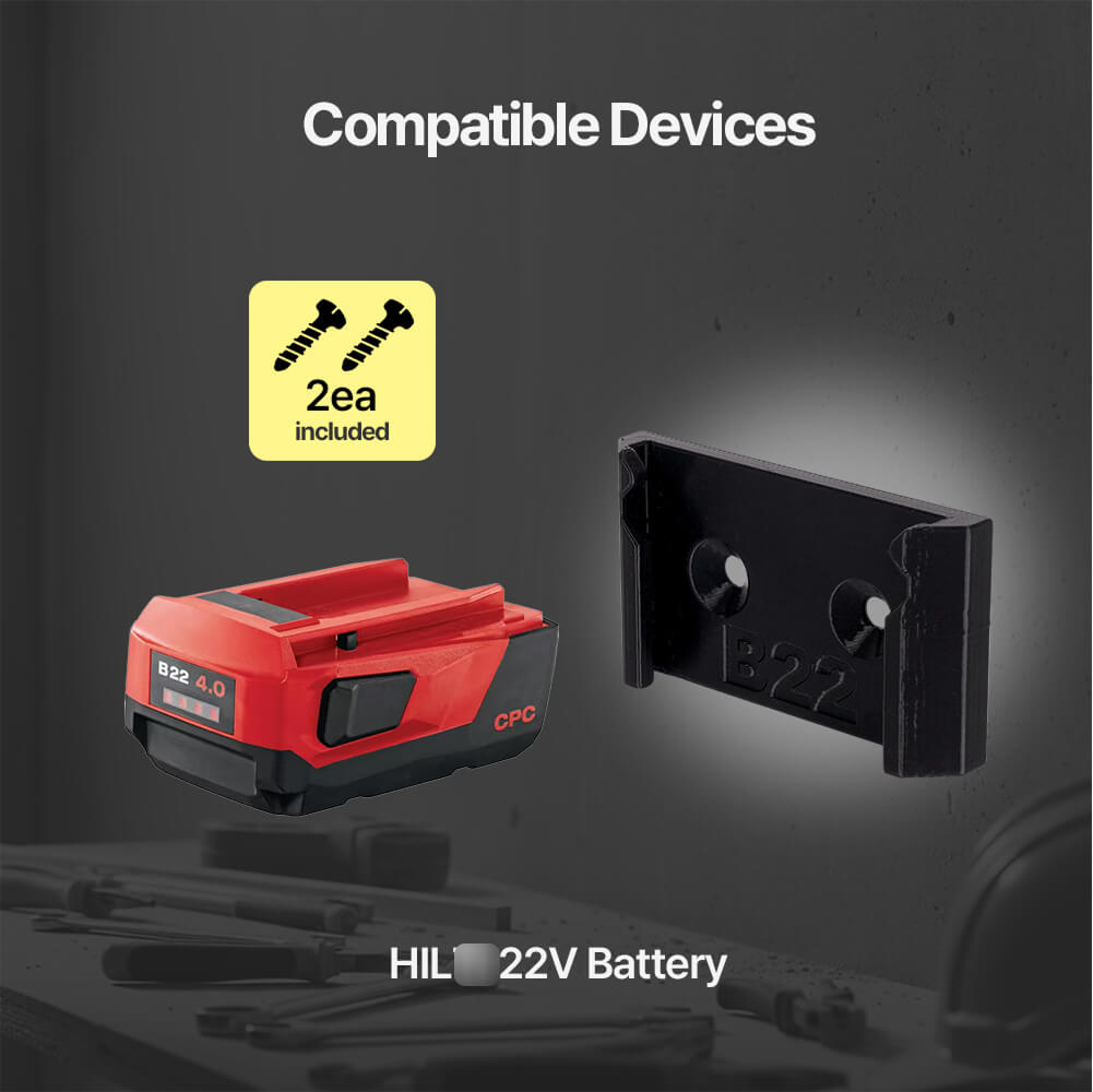 Battery Wall Mount Holder Comp - Power Tools Hilti avis et prix