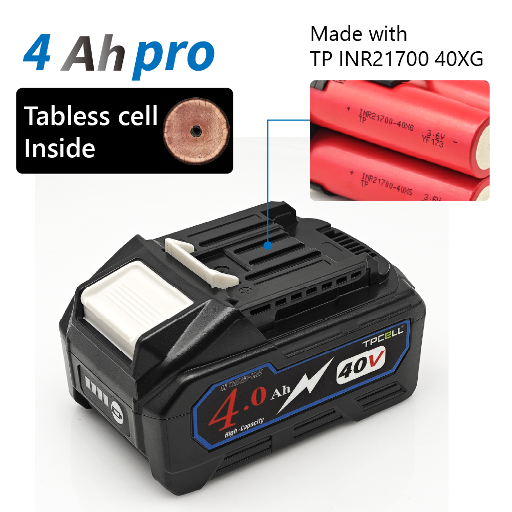 TPCELL 40V 4Ah/5Ah For MAKITA  - Makita Power Tools Xgt avis et prix