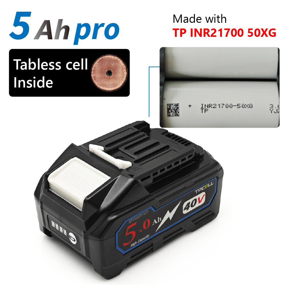TPCELL 40V 4Ah/5Ah For MAKITA  - Makita Power Tools Xgt avis et prix