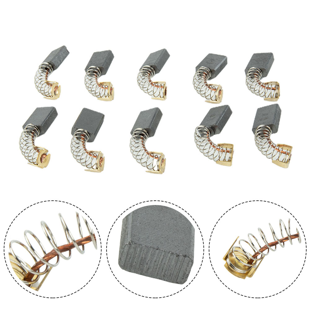 10pcs Carbon Brushes 6 mm x 10 - Power X Tools And Machinery avis et prix