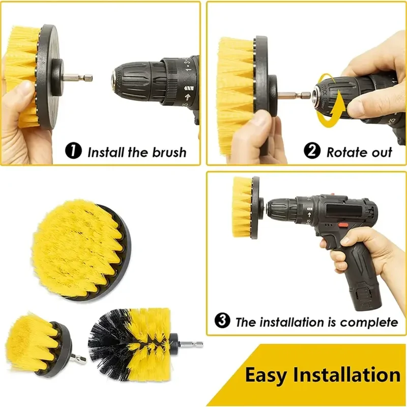 3 Pcs/Set Power Drill Brush Se - Power Tools Spare Parts avis et prix