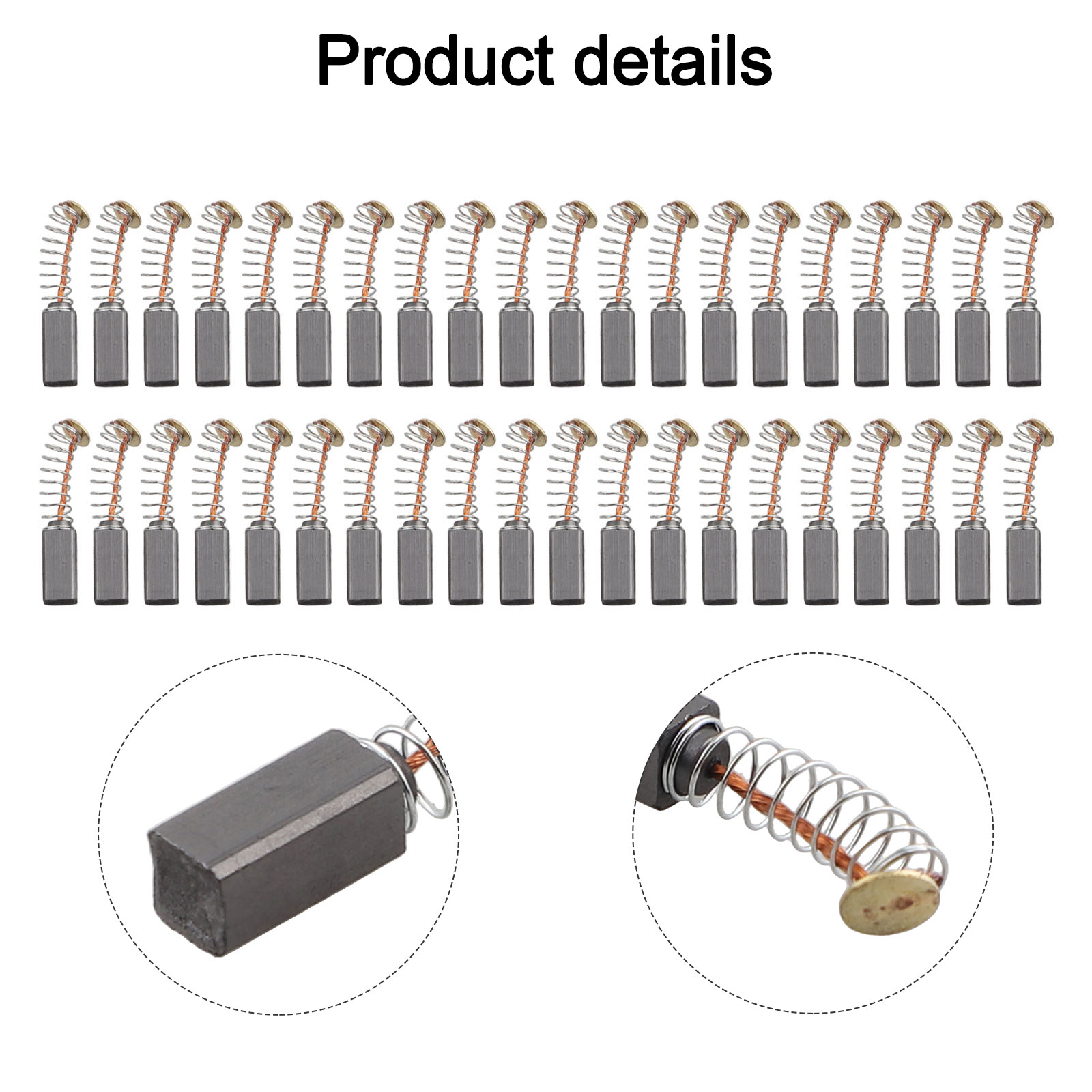 40Pcs Carbon Brushes Power Too - Power X Tools And Machinery avis et prix