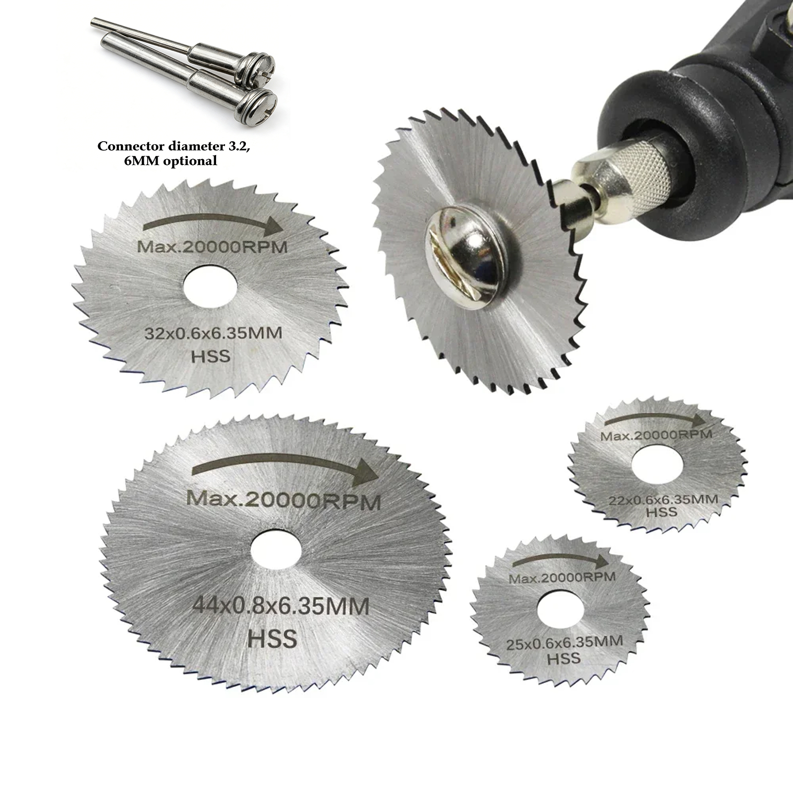High Speed Steel Saw Disc 6Pcs - Power Tools Parts avis et prix