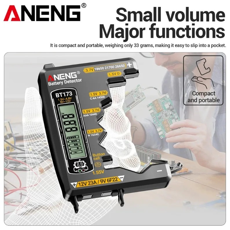 ANENG BT-173 18650 Power Analy - Health Power Tools avis et prix