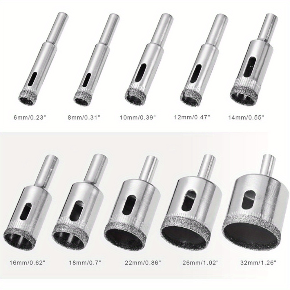 10 Piece Diamond Coated Drill  - Power Tools Used avis et prix