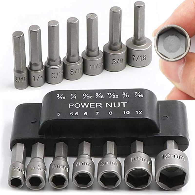 9/14pcs Hex Shank Power Nut Dr - Power Tools Online avis et prix