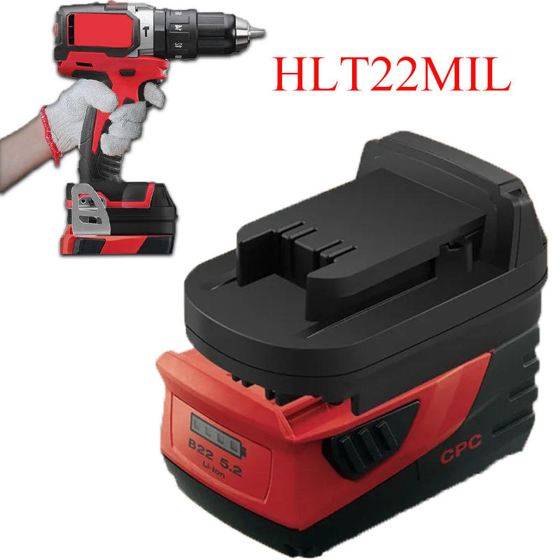 Battery Adapter for Milwaukee  - Power Tools Hilti avis et prix