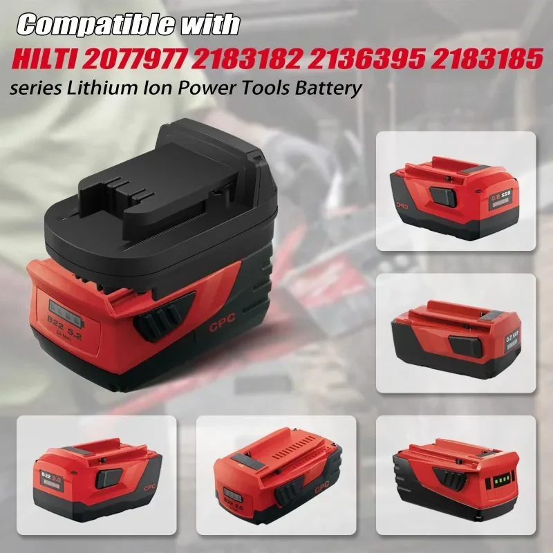 Battery Adapter for Milwaukee  - Power Tools Hilti avis et prix
