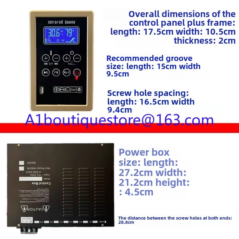 LCD screen sauna room thermost - Health Power Tools avis et prix