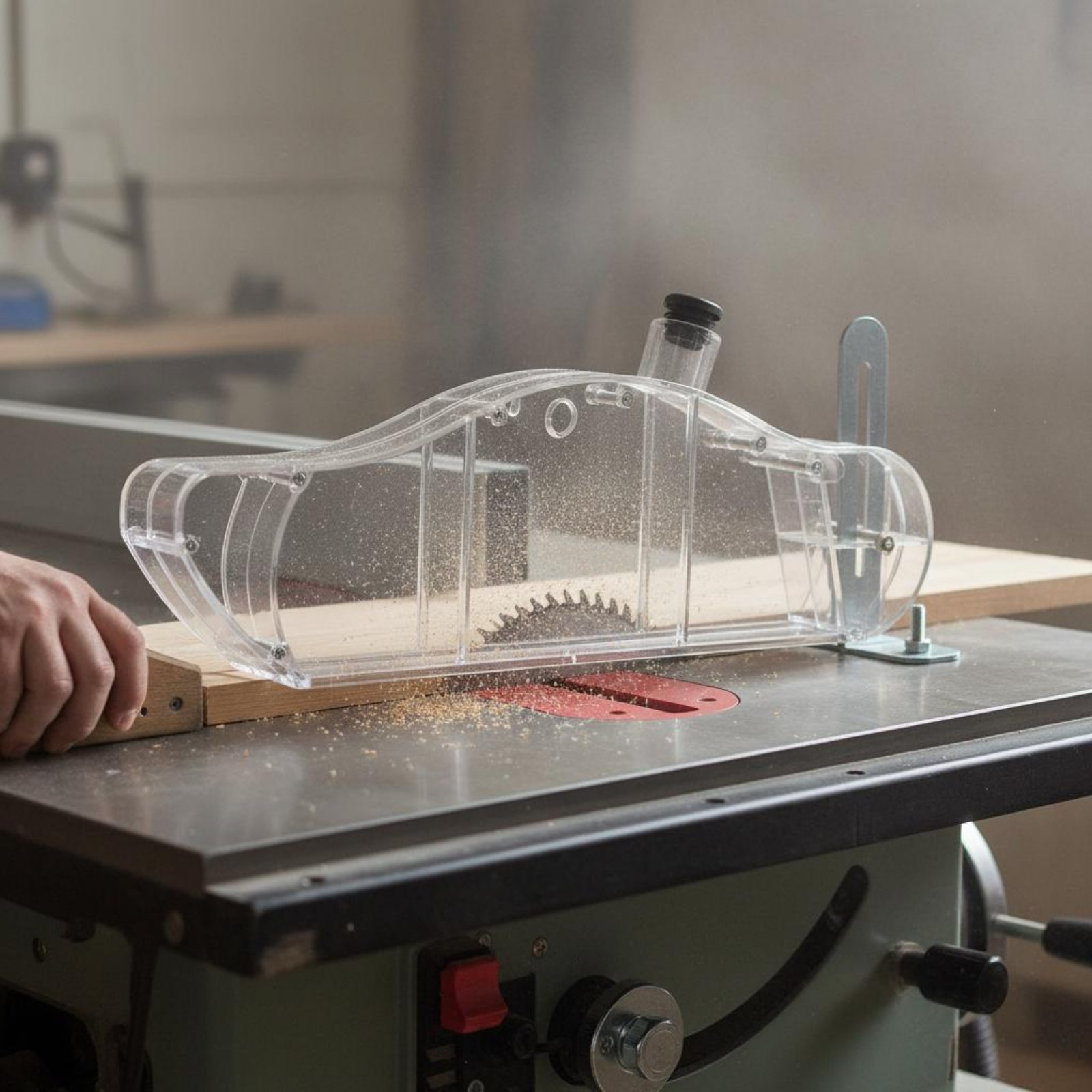 Table Saw Dust Guard Transpare - Power Tools Safety avis et prix