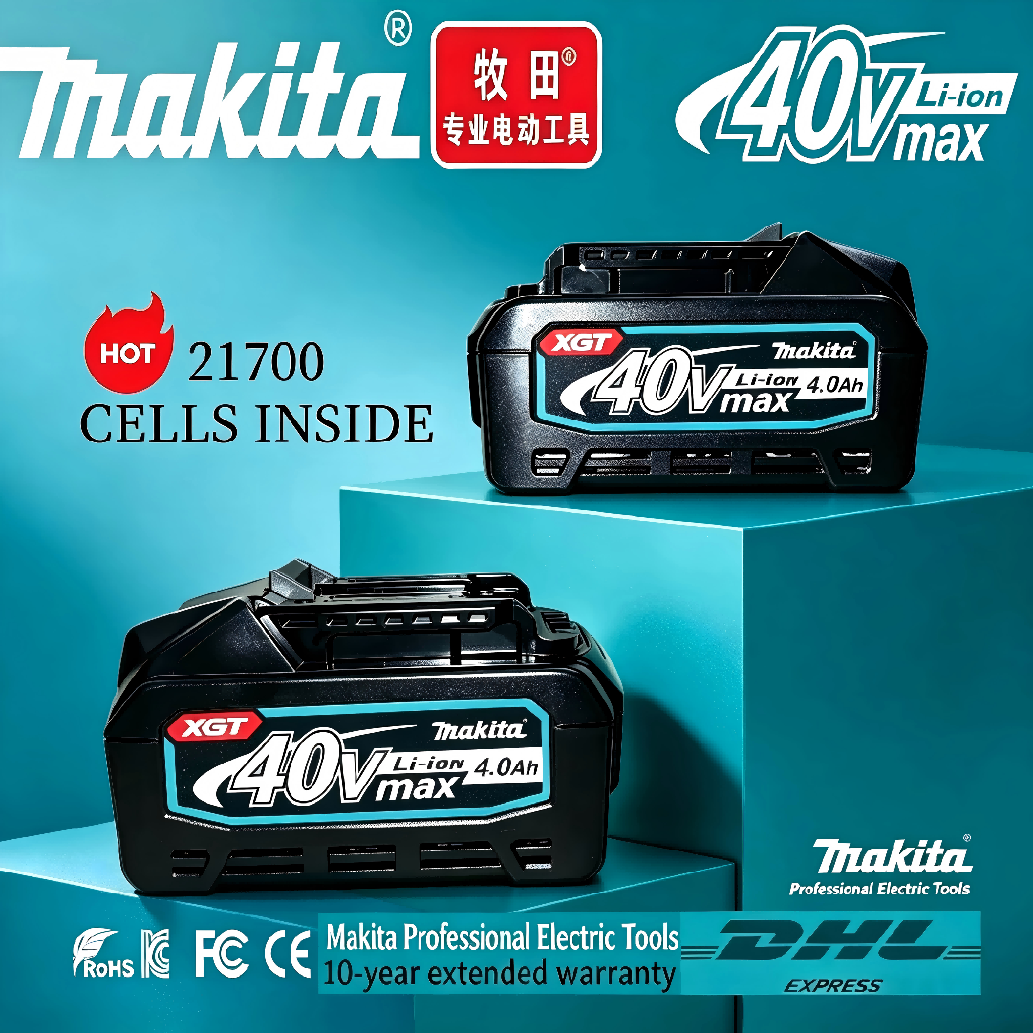 Makita 40V Max XGT 4.0Ah High  - Makita Power Tools Xgt avis et prix